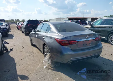 2019 Infiniti Q50 3.0T Luxe from USA, damaged, VIN JN1EV7AP2KM517651